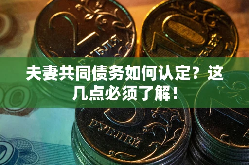 济南夫妻共同债务如何认定？这几点必须了解！