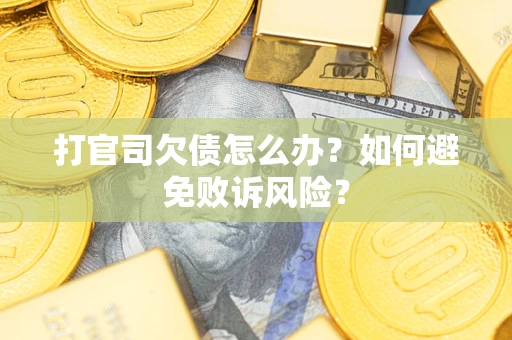 济南打官司欠债怎么办？如何避免败诉风险？