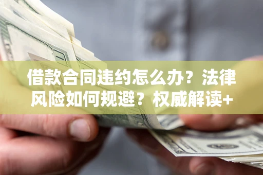 济南借款合同违约怎么办？法律风险如何规避？权威解读+实用指南