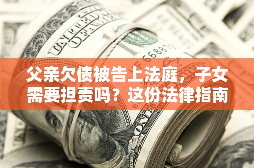 济南父亲欠债被告上法庭，子女需要担责吗？这份法律指南必须看完