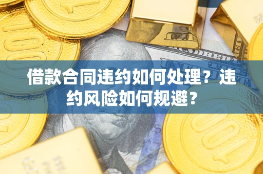 济南借款合同违约如何处理？违约风险如何规避？